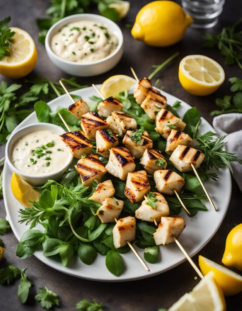 Garlic Parmesan Ranch Chicken Skewers Recipe – Easy and Delicious!