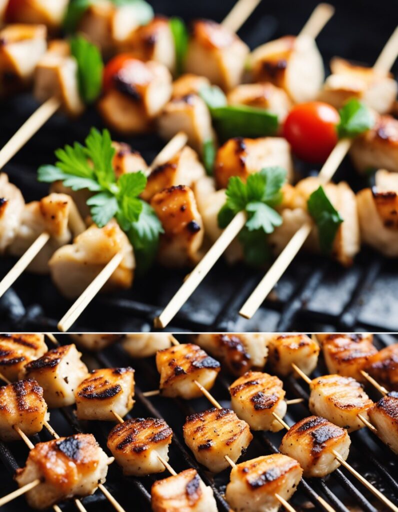 Garlic Parmesan Ranch Chicken Skewers Recipe – Easy and Delicious!