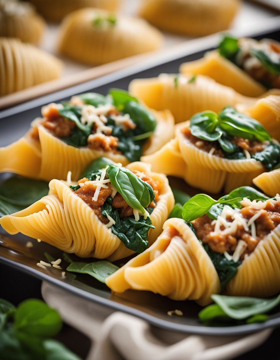 Healthy Turkey and Spinach Stuffed Shells Recipe