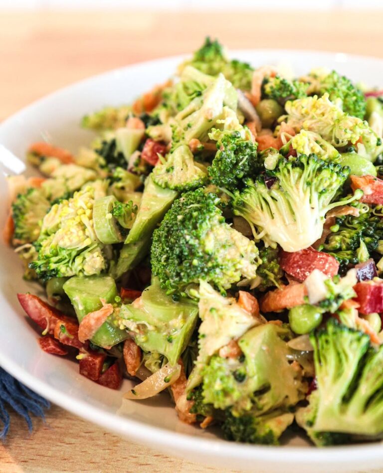Healthy & Crunchy Broccoli Salad Recipe – A Must-Try for Fresh, Bold Flavors!