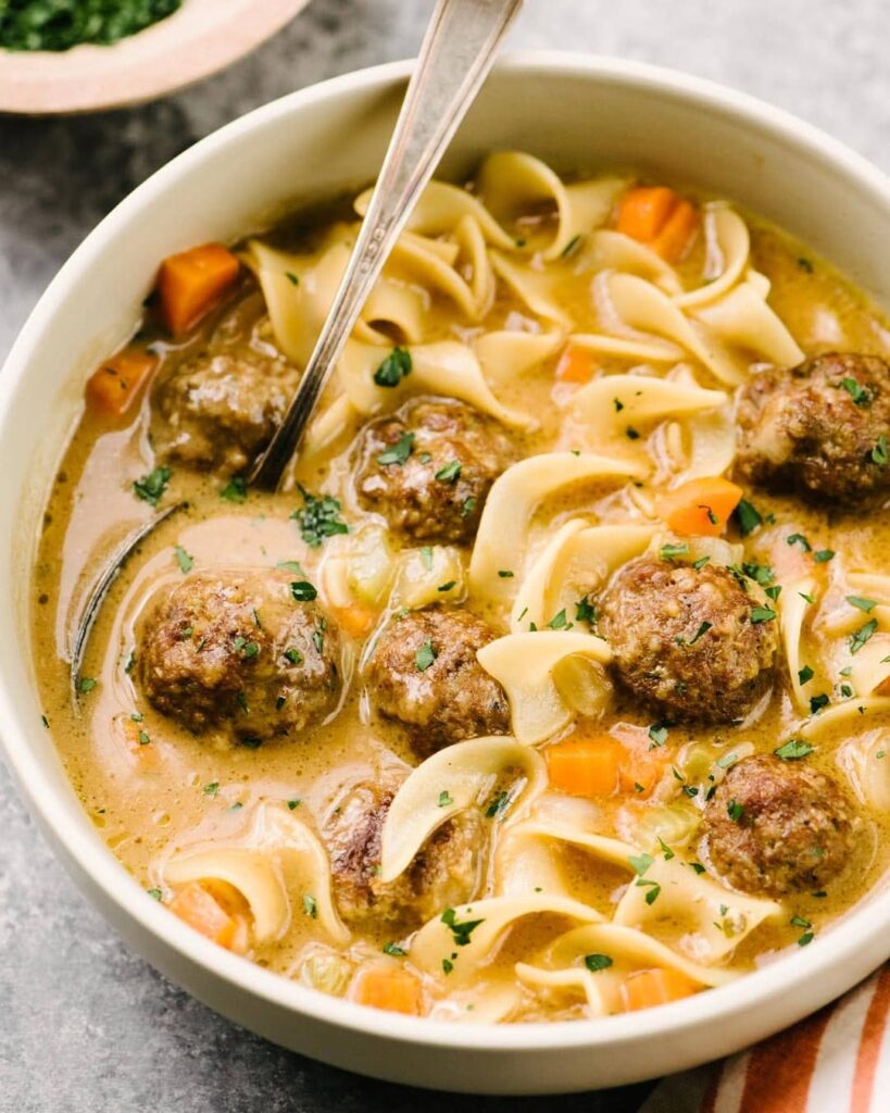 Swedish Meatball Soup – Cozy, Creamy, and Full of Comfort