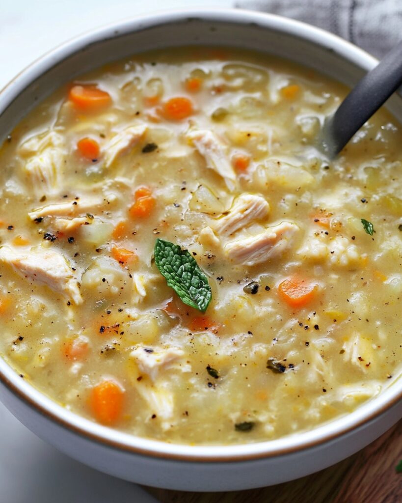 Quick & Easy 30-Minute Cauliflower Chicken Soup Recipe