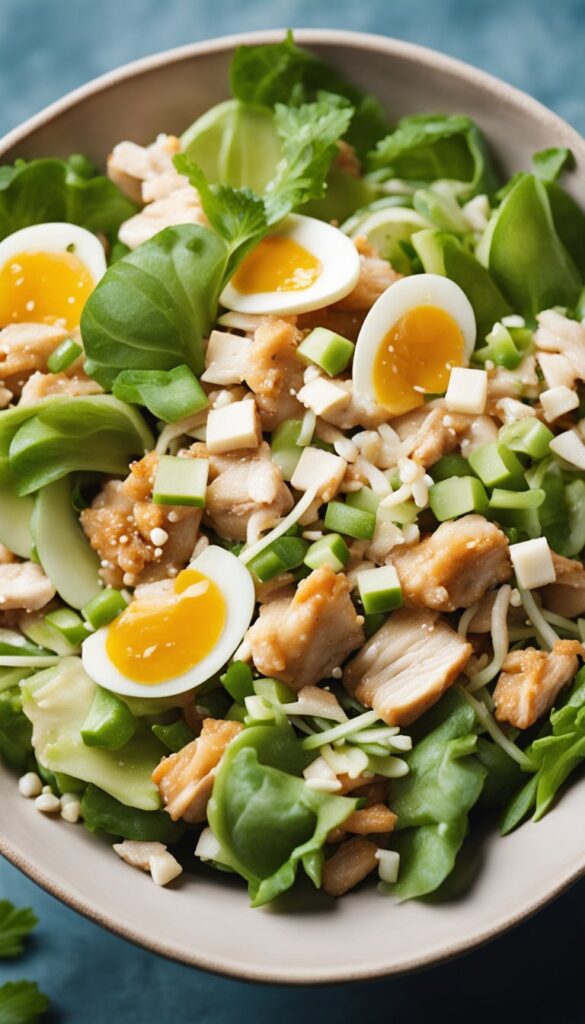 Keto-Friendly Chinese Chicken Salad – Light, Crunchy & Packed with Flavor!