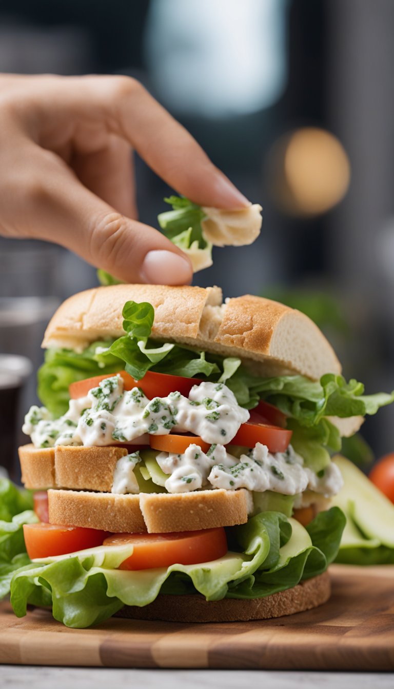 Greek Yogurt Chicken Salad Sandwich