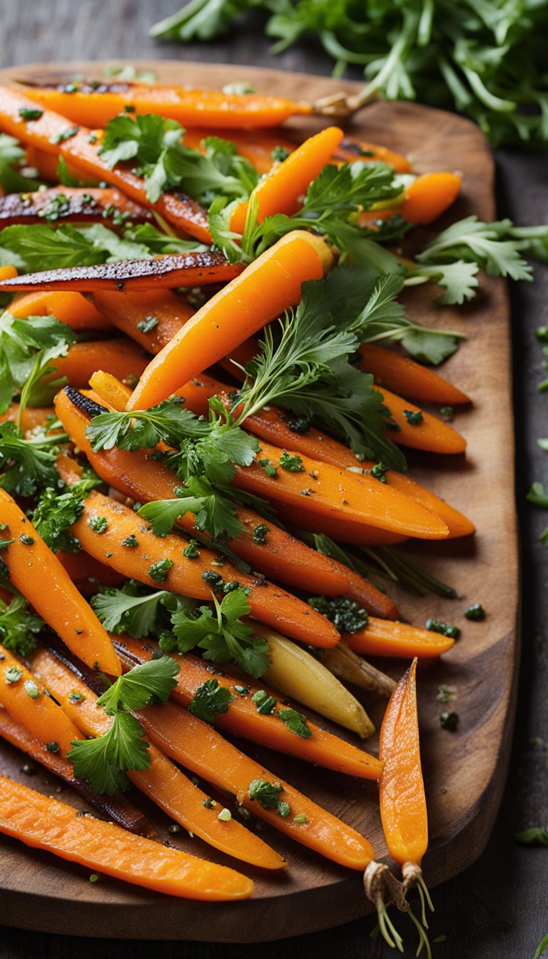Sweet and Savory Roasted Carrot Salad Recipe – A Colorful, Flavor-Packed Dish!