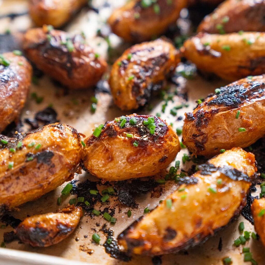 Honey Mustard Roasted Potatoes