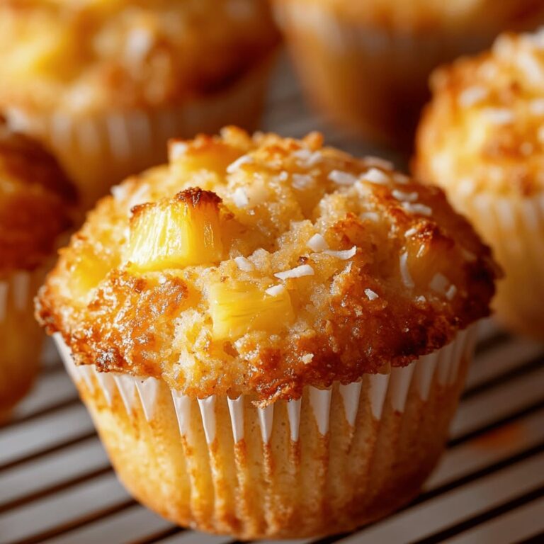 Coconut And Pineapple Cottage Cheese Muffins Recipe