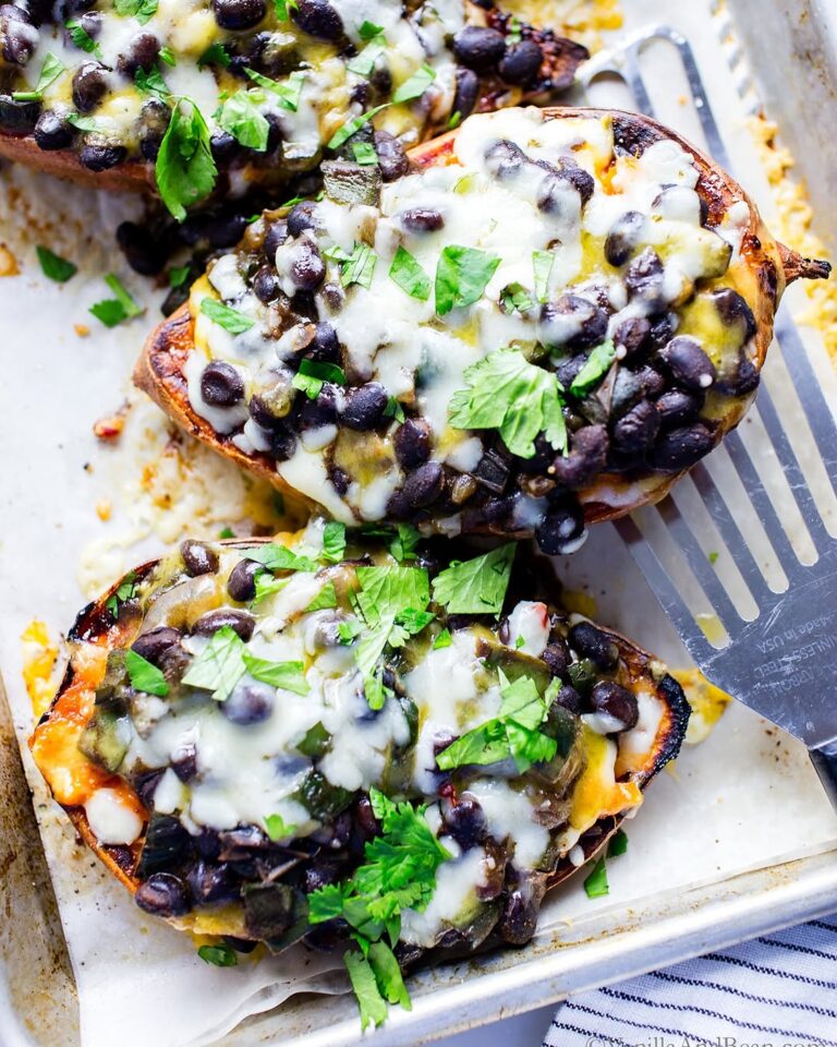 Black Bean Stuffed Sweet Potatoes