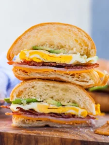 Easy Croissant Breakfast Sandwiches Recipe