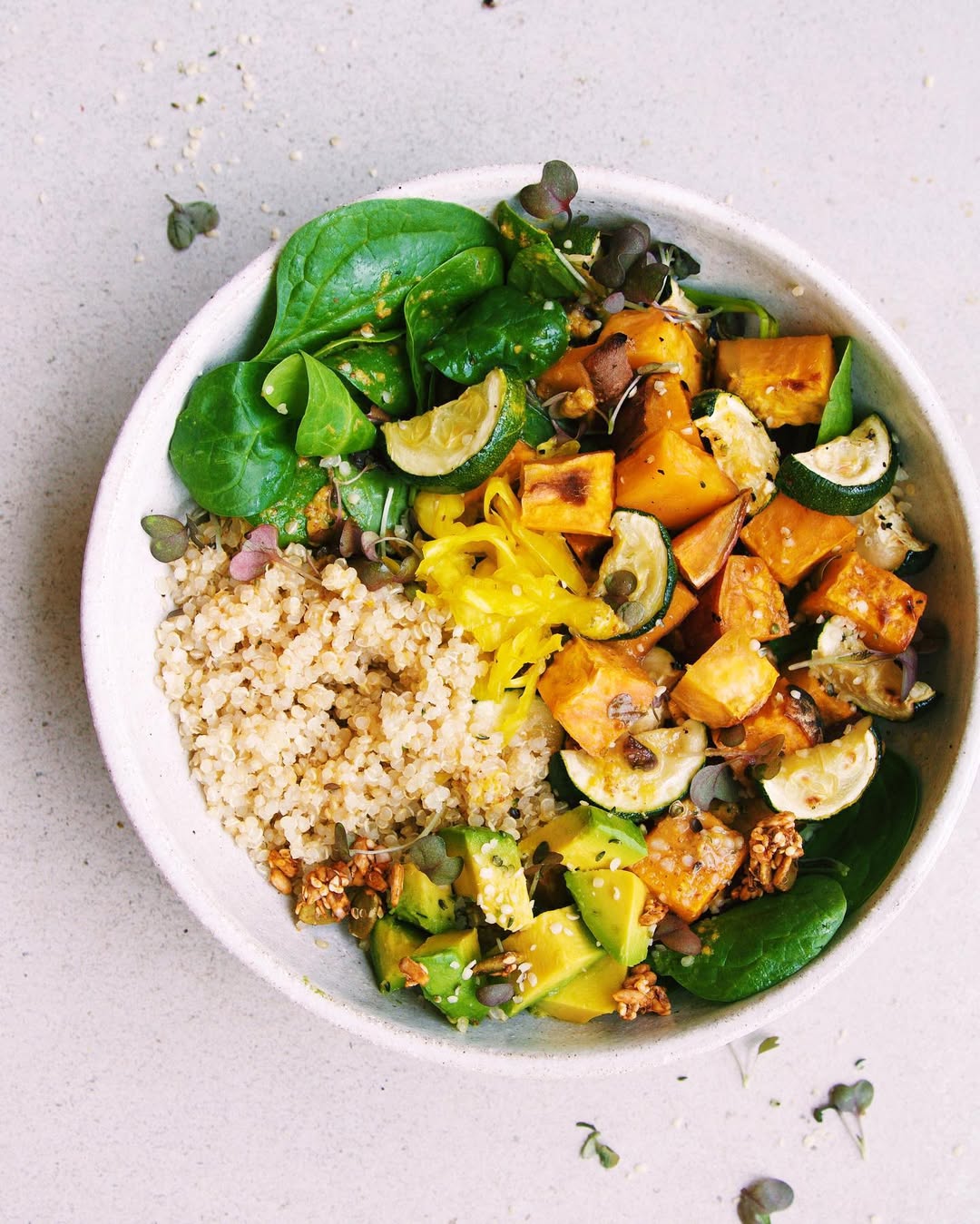 Healthy Roasted Vegetable Quinoa Bowl