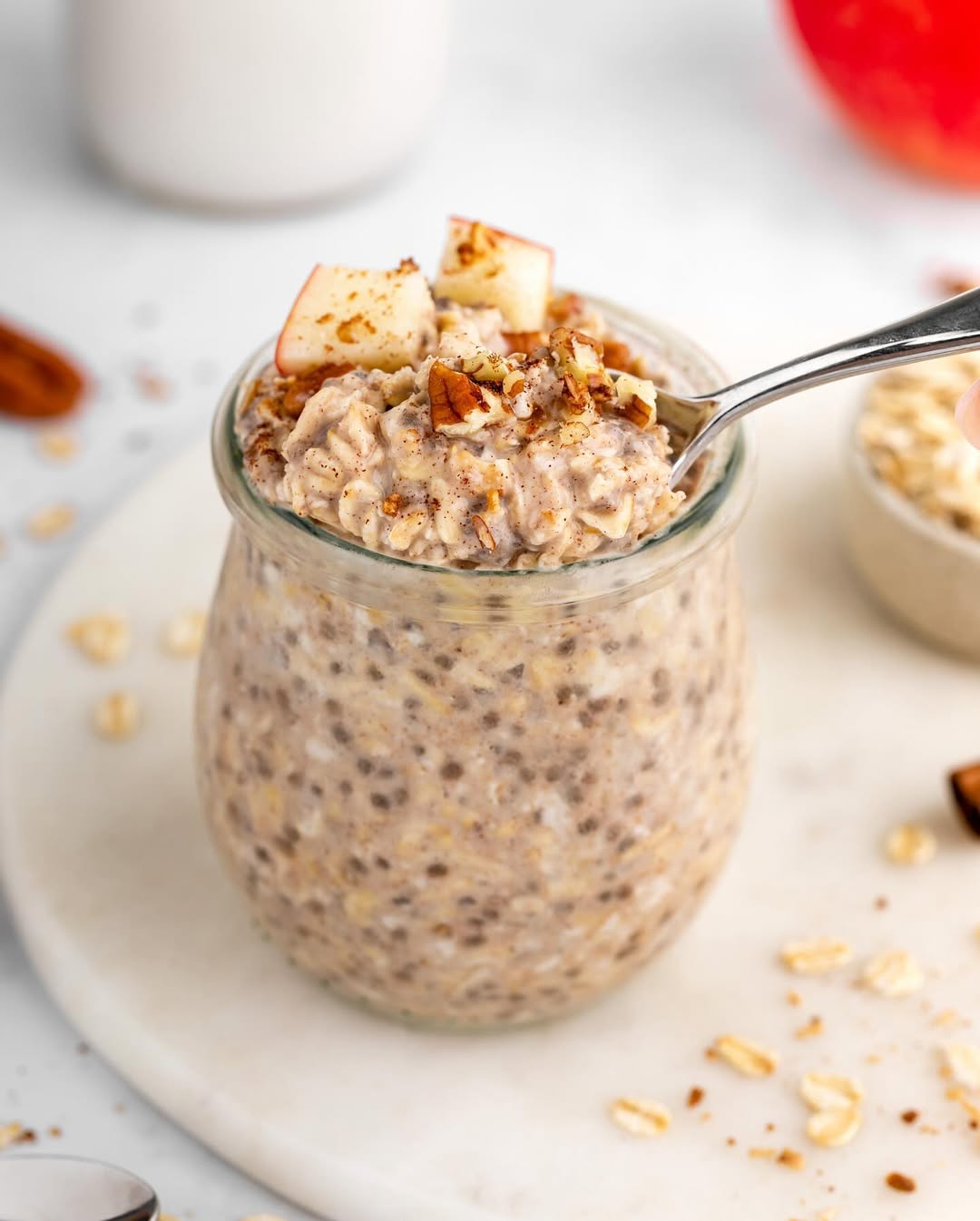 Apple Cinnamon Overnight Oats Recipe – Easy No-Cook Breakfast!