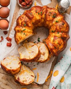 Bundt Pan Bacon Egg and Cheese Brunch Bread Recipe