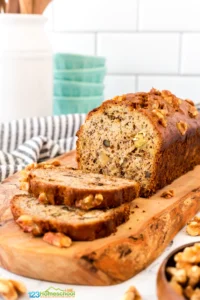 Crunchy Walnut Sourdough Banana Bread Recipe