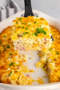 Ham and Cheese Hash Brown Casserole Recipe