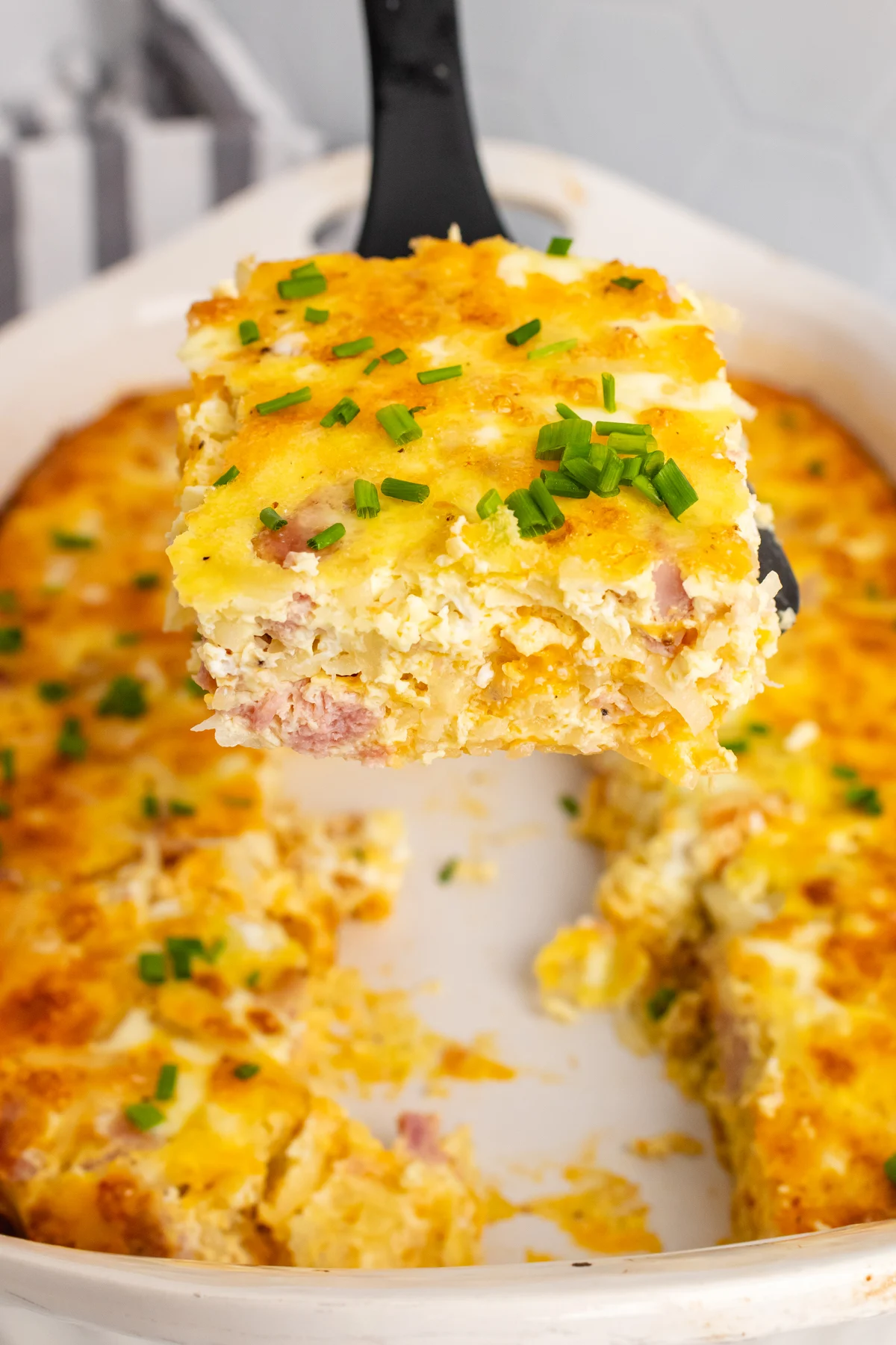 Ham and Cheese Hash Brown Casserole Recipe