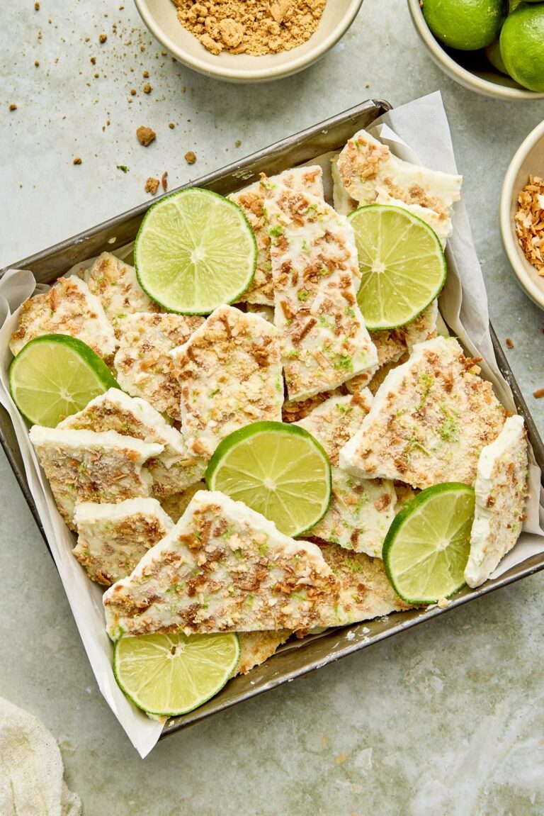 Easy Key Lime Pie Yogurt Bark Recipe