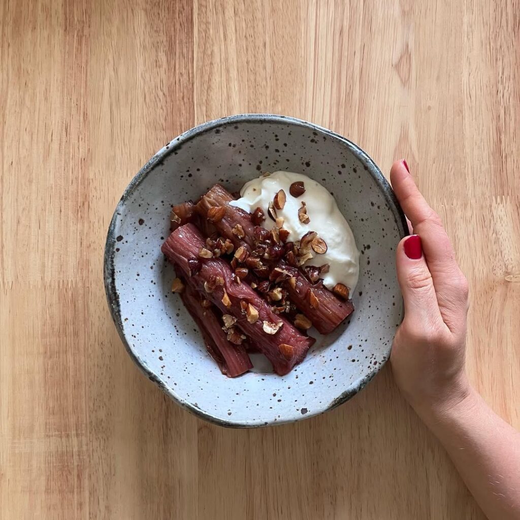 Roasted Rhubarb