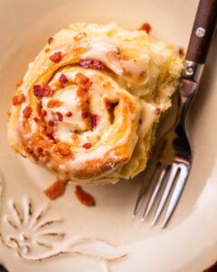 Bourbon Maple Bacon Cinnamon Rolls Recipe