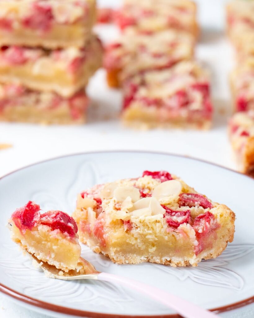 Rhubarb Custard Bars