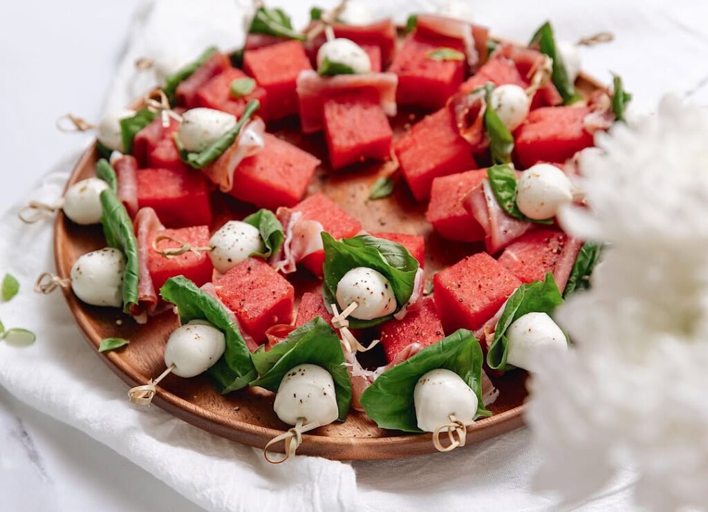 Watermelon and Prosciutto Bites