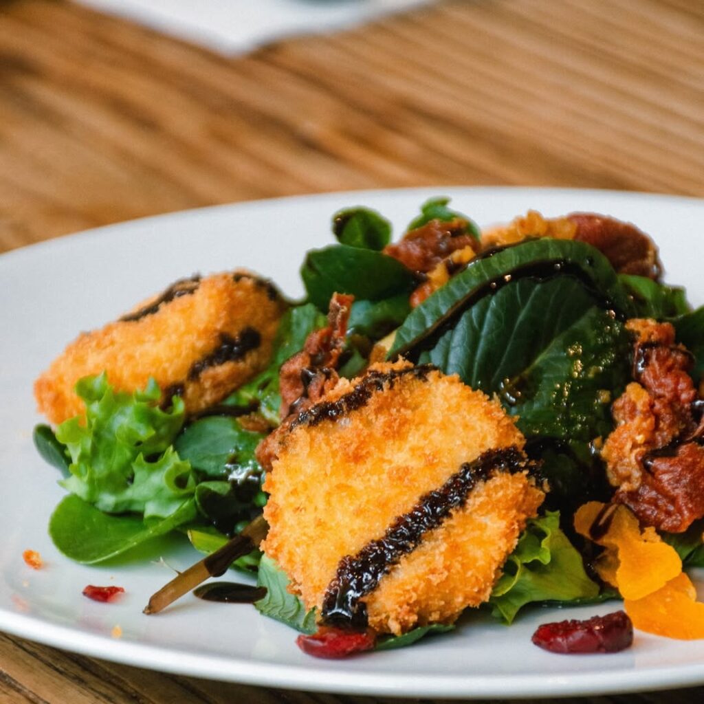 Dried Apricot and Goat Cheese Salad