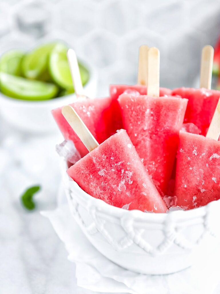 Frozen Watermelon Popsicles